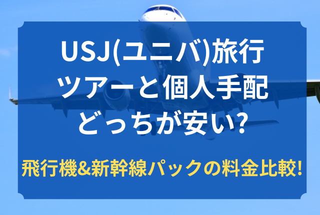 usj ツアー 個人 どっちが安い